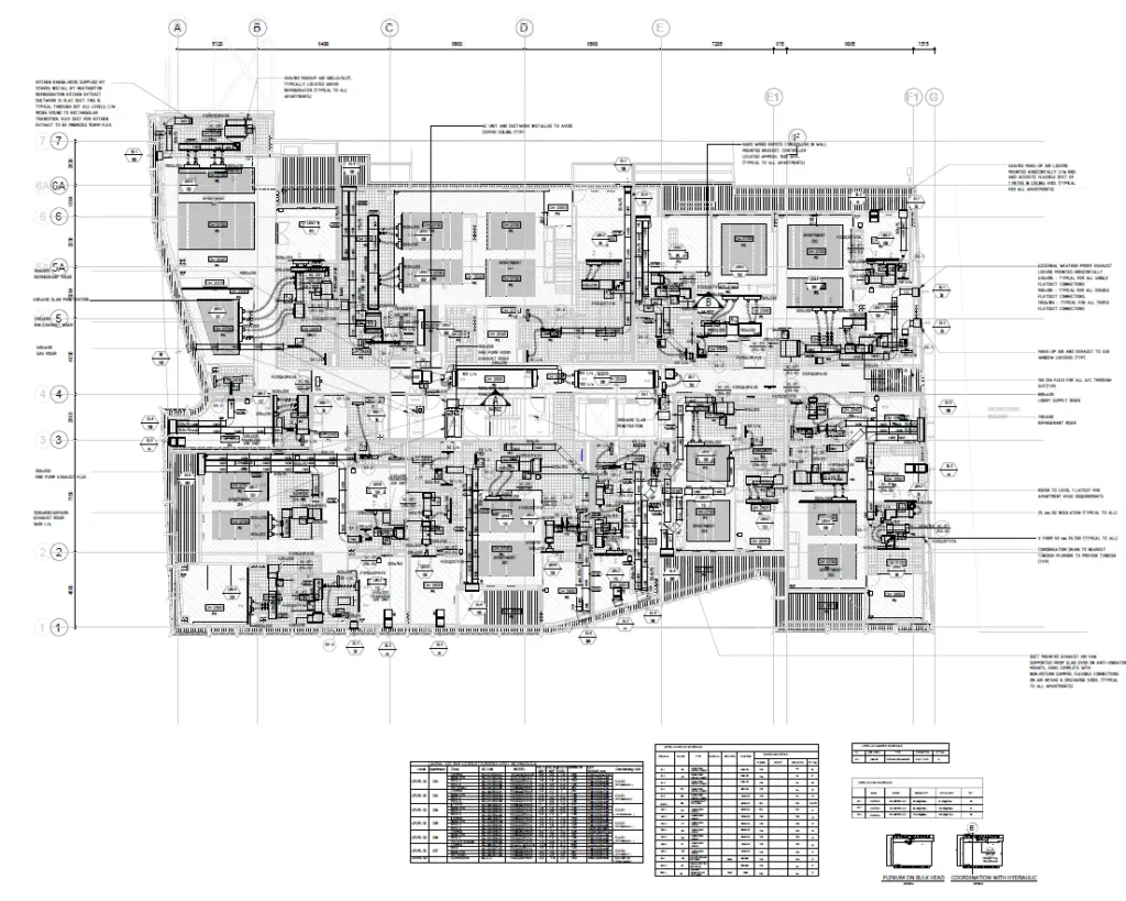 MEP Shop Drawing of a Complex System MEP Shop Drawing of a Complex System